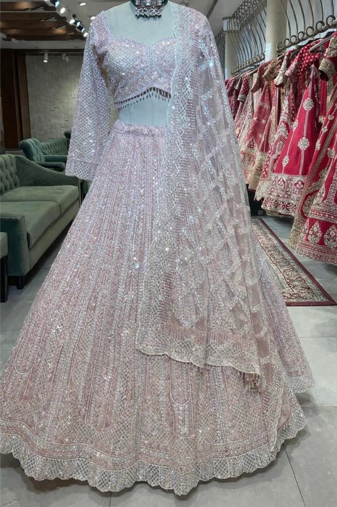 Lehenga, Verzenden, Zo goed als nieuw, Zwart, Accessoires