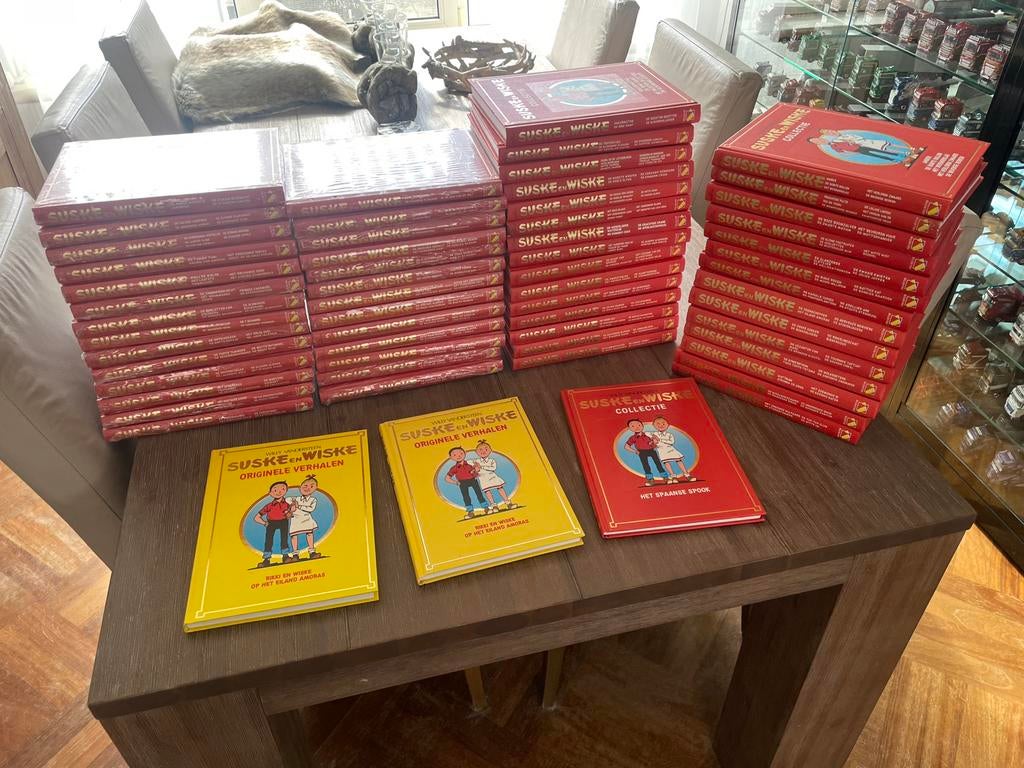 Suske en Wiske ingebonden serie (59 stuks, zo’n 240 strips), Ophalen, Zo goed als nieuw