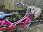 Roze Gazelle Madelief meisjesfiets met mand, Ophalen, Gebruikt, 24 inch