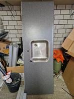 Keukenbladen: Grijs (180x60) & Zwart (125x60), Gebruikt, 150 tot 200 cm, Grijs, Ophalen of Verzenden