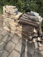 25 gewassen grindtegels 60x40 cm, Tuin en Terras, Tegels en Klinkers, Ophalen, Gebruikt, 5 tot 10 m², Grind
