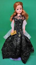 Vintage Barbie Sindy/Fleur Jurk/Avondjurk Stola Tasje, Verzenden, Gebruikt, Kleertjes