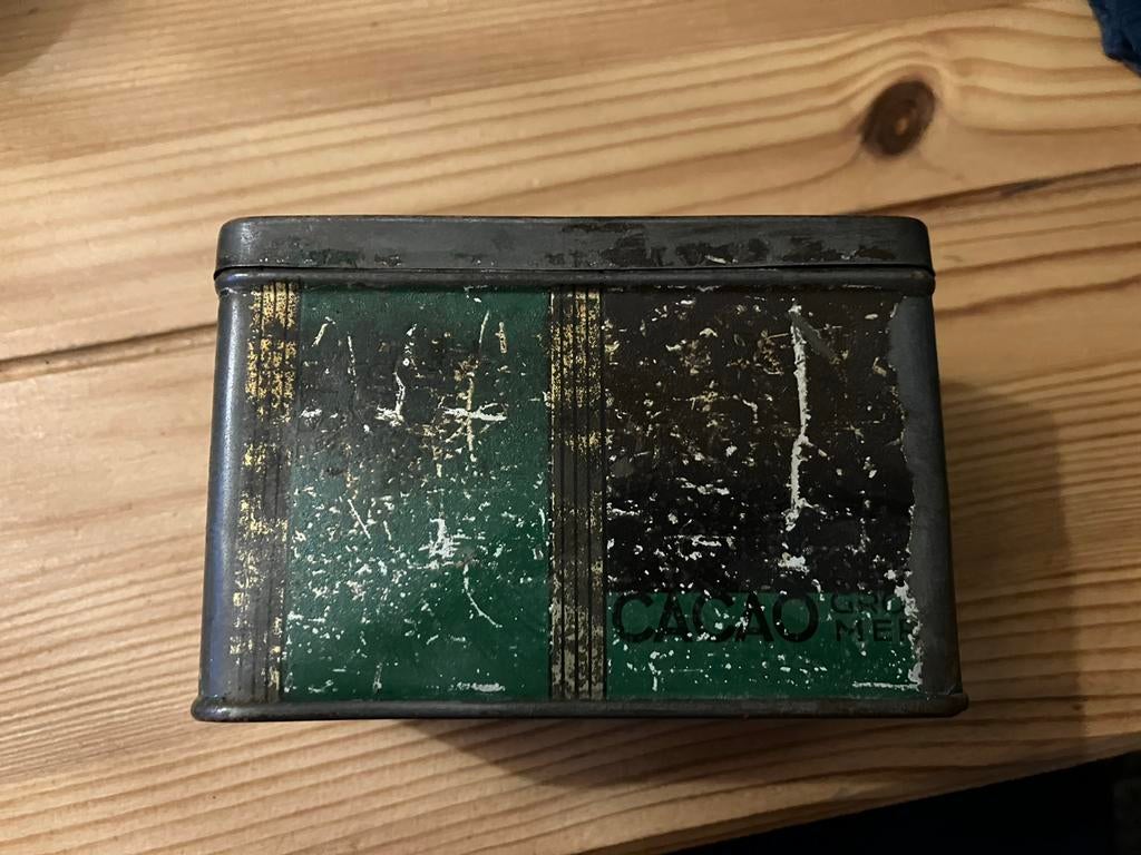 Blikje De Gruyter cacao, Verzamelen, Blikken, Ophalen of Verzenden, Zo goed als nieuw, Overige