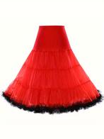 Prachtige rode rockabilly petticoat tutu., Verzenden, Maat 42/44 (L), Nieuw, Tutu