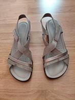 Mooie Ecco leren sandalen maat 39, Ecco, Beige, Zo goed als nieuw, Sandalen of Muiltjes