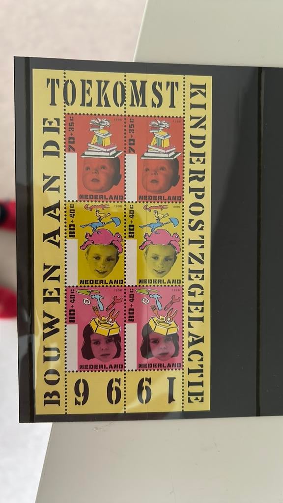 Kinderpostzegels postfris vel 1991 en 1996, Ophalen of Verzenden, Na 1940, Postfris