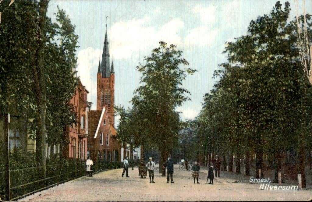 Groest- Hilversum, Ophalen of Verzenden, Voor 1920, Gelopen, Noord-Holland