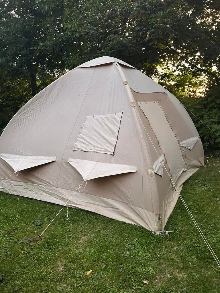 Karsten basistent duurzaam ouder model opblaas 3.5, Caravans en Kamperen, Tenten, tot en met 4, Gebruikt, Ophalen