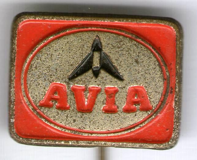 AVIA zilverkleurig/blik brandst0f speldje ( M_011 ), Verzenden, Zo goed als nieuw, Transport, Speldje of Pin