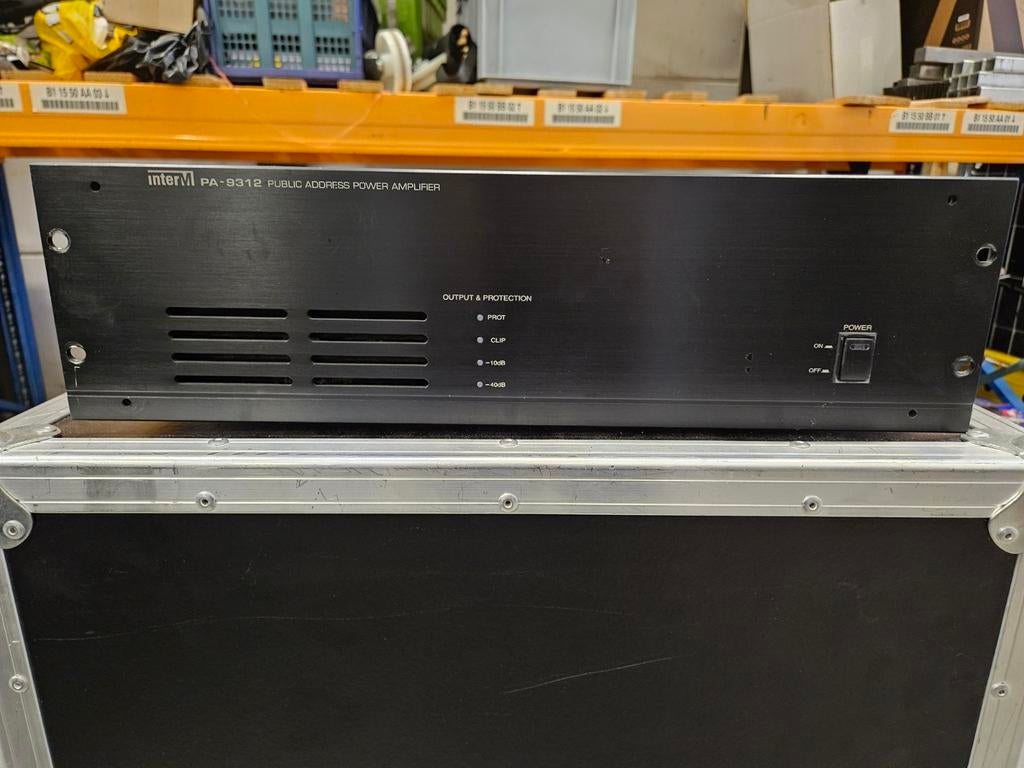 Inter-M PA-9312 Public Address Eindversterker, 120 watt of meer, Ophalen, Overige merken, Gebruikt