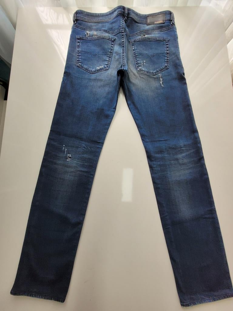 CLASSIC DIESEL BUSTER SLIM TAPERED STRETCH DESTROY JEANS  32, Kleding | Heren, Spijkerbroeken en Jeans, Ophalen of Verzenden, Zo goed als nieuw