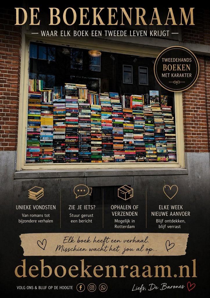 De Boeken Raam. Jouw volgende boek wacht al op je., Ophalen of Verzenden, Zo goed als nieuw, Diverse auteurs