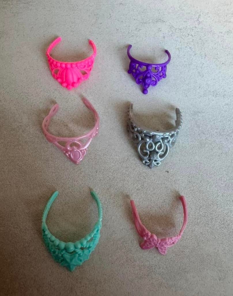 Barbie kroontjes, Ophalen of Verzenden, Gebruikt, Accessoires