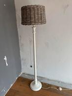 Rieten lampenkap en staande lamp - Set, Ophalen, Gebruikt, Overige materialen, 150 tot 200 cm