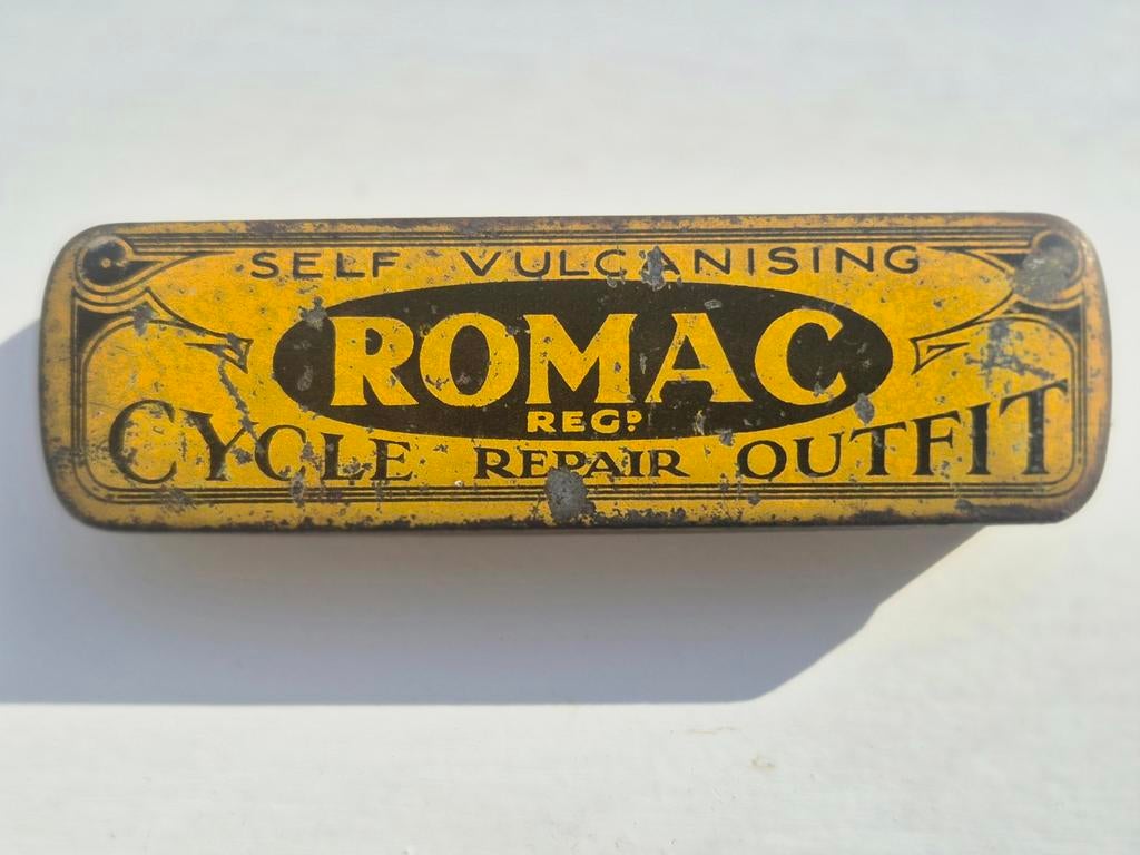 Romac Cycle Fiets Repair Outfit fiets Reparatie blikje, Ophalen of Verzenden, Gebruikt, Overige