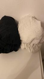 2 Hoslaken. 90x200 katoen stof. Nieuw, Ophalen of Verzenden, Nieuw, Wit, Vierkant