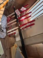 Twee keer zelfgemaakte telegraaf kaatsen, Ophalen