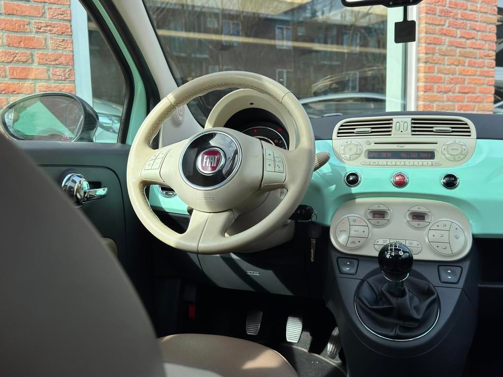 Fiat 500 0.9 TwinAir Turbo Cult | Airco | Pano | Leer | Unie, Auto's, Voorwielaandrijving, Gebruikt, 905 kg, Bedrijf