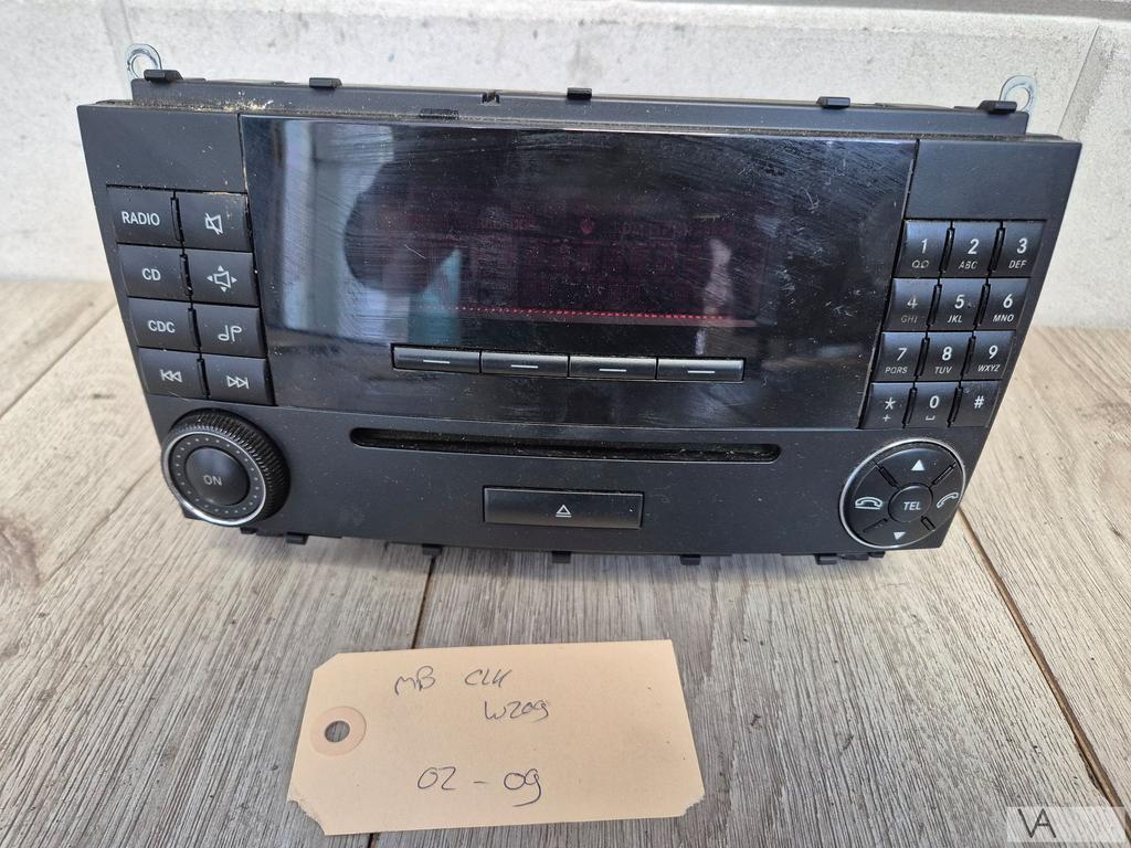 Radio cd speler Mercedes CLK W209 2005 - 2009 a2098206589, Ophalen of Verzenden, -, -, -
