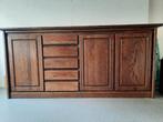 Eikenhouten dressoir met lades en deuren, Ophalen, Gebruikt, Met deur(en), Klassiek