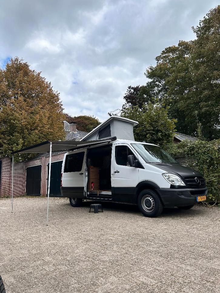 Mercedes Sprinter camper  w906 – 4 personen - zitten/slapen, Caravans en Kamperen, Campers, Particulier, tot en met 4, Buscamper of Camperbus