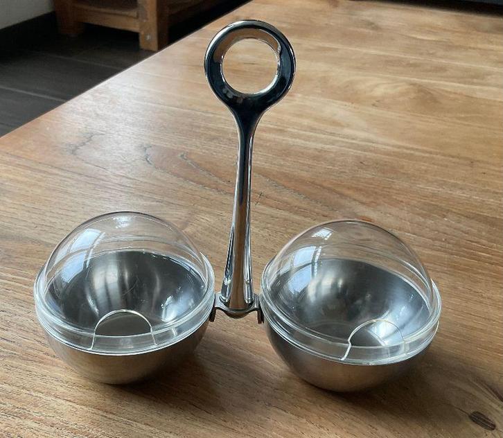 WMF cromargan jampot space age model jaren 70, Verzamelen, Overige Verzamelen, Zo goed als nieuw, Ophalen of Verzenden