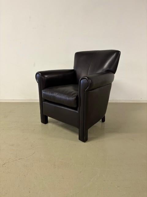 Leren Fauteuil van Jeantique, Huis en Inrichting, Fauteuils, Ophalen, Gebruikt, Engels / Klassiek / Ambachtelijk, 75 tot 100 cm