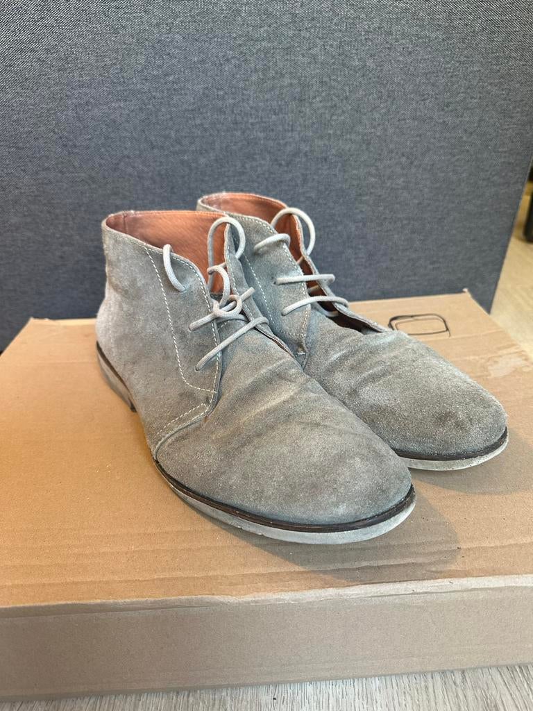 Suède heren veterschoenen maat 44, Ophalen of Verzenden, Gedragen, Overige kleuren, Boots
