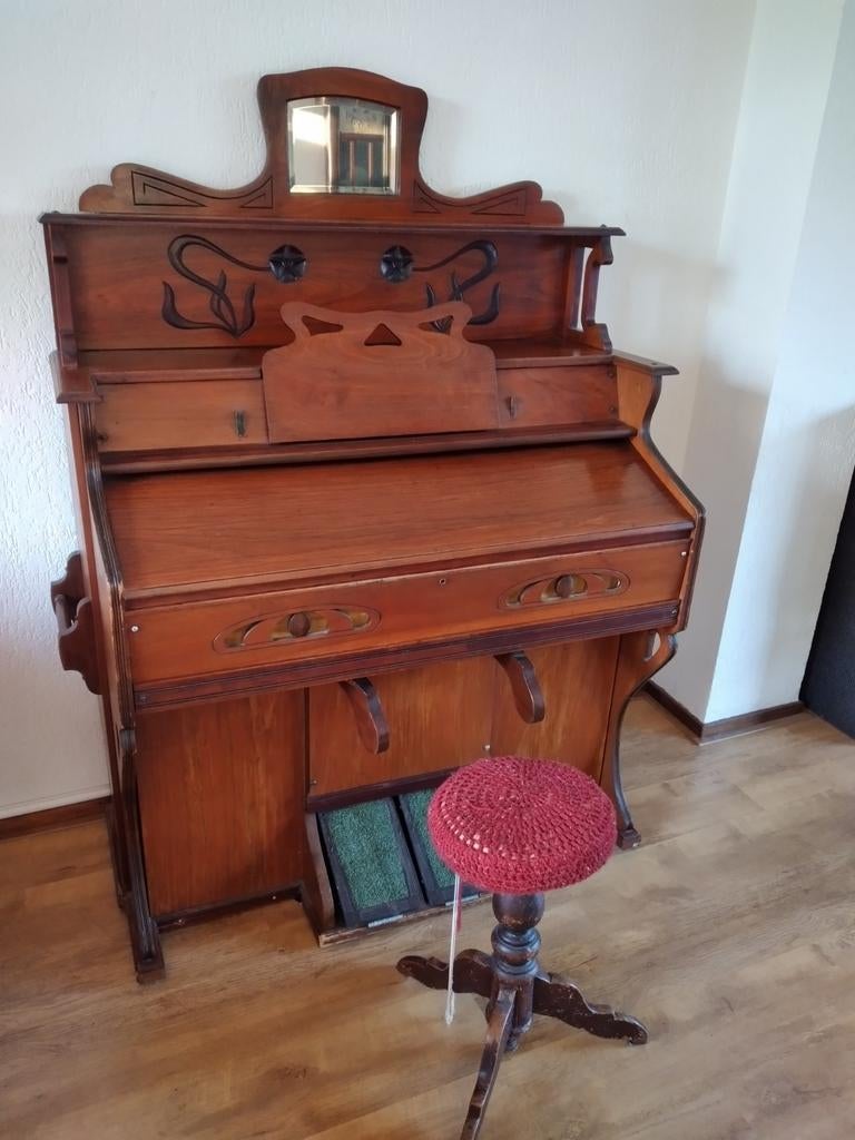 Werkend harmonium, erfstuk, Muziek en Instrumenten, Orgels, Ophalen, Gebruikt, 1 klavier, Harmonium