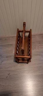 Vintage houten tijdschriftenrek, Ophalen, Gebruikt