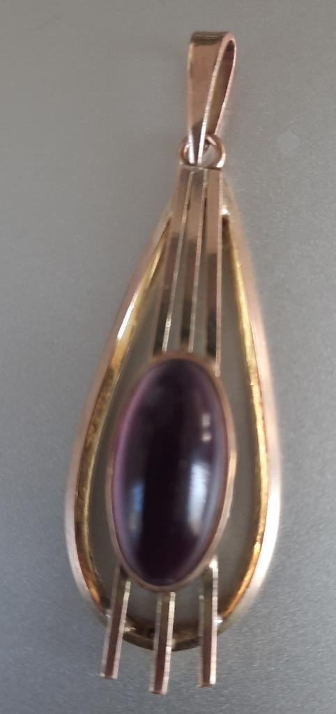vintage double hanger Kollmar en Jourdan, Ophalen of Verzenden, Gebruikt, Goud, Overige materialen