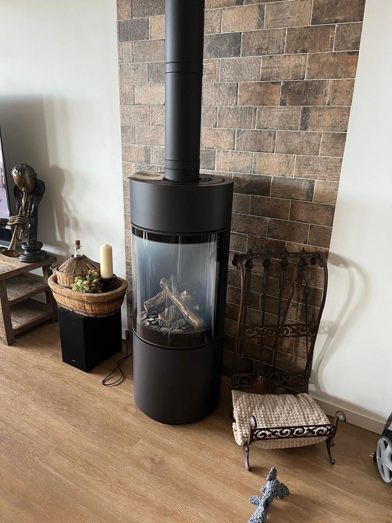 DRU Passo Eco Wave vrijstaande gashaard, Ophalen, Gas, Zo goed als nieuw, Vrijstaand