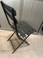 Metalen Bistro klapstoelen, Ophalen, -, Zwart, -