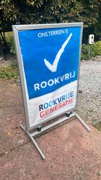 Stoepbord A0, Ophalen, Gebruikt