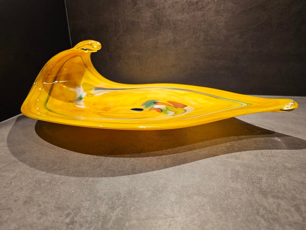 Joska Kristall Art Glass Fruitschaal 12x43x32cm, Antiek en Kunst, Ophalen of Verzenden