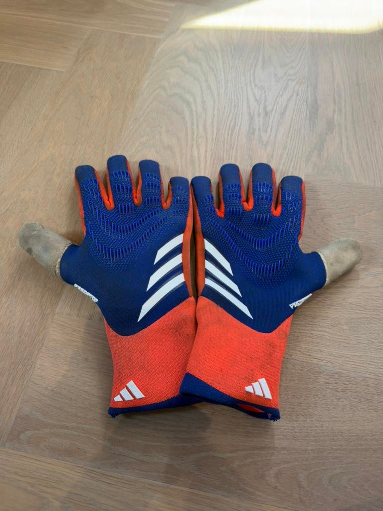 Adidas predator keeperhandschoenen maat 8, Maat XS of kleiner, Verzenden, Gebruikt, Handschoenen