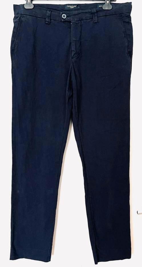 Cavallaro Napoli pantalon maat 34/32, Kleding | Heren, Broeken en Pantalons, Zo goed als nieuw, Maat 52/54 (L), Blauw, Ophalen of Verzenden