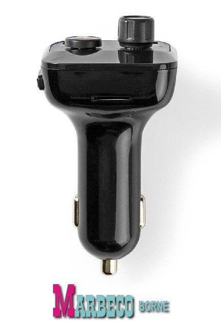 Auto Audiotransmitter, Bluetooth, USB, Handsfree, Zwaanhals, Nedis, Nieuw, Info@marbeco.nl, Ophalen of Verzenden