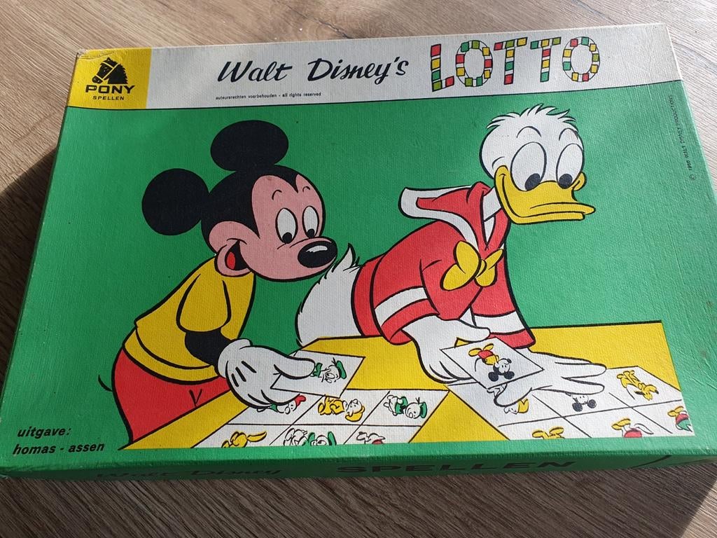 Walt Disney's lotto 1966 Pony spellen, Ophalen of Verzenden, Zo goed als nieuw