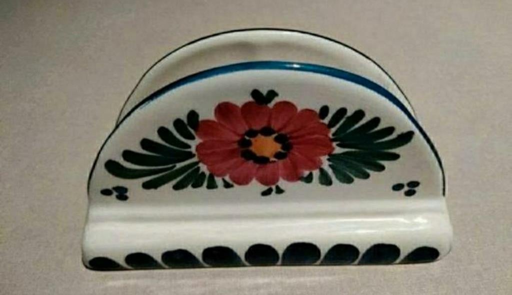 Servethouder,Wit,RETRO,keuken,koffie,bloem,Porselein,houder, Overige typen, Nieuw, Ophalen of Verzenden, Overige stijlen