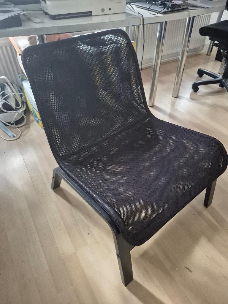 Nolmyra ikea fauteuil, Ophalen, Zwart, Zo goed als nieuw, Eén