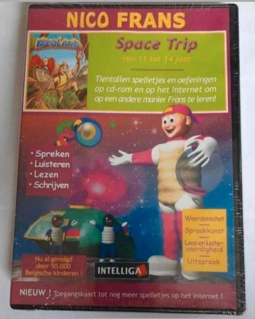 Nicoland Nico Frans PC CD-Rom NIEUW!, Spelcomputers en Games, Games | Pc, Nieuw, Puzzel en Educatief, 1 speler, Vanaf 3 jaar, Ophalen of Verzenden