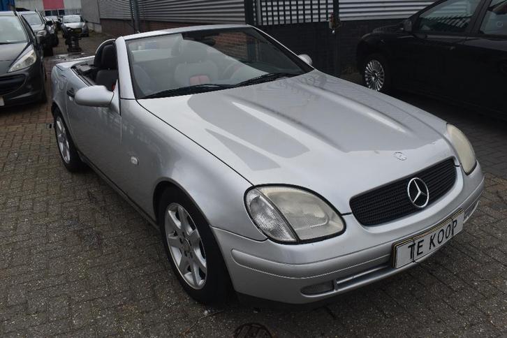 Mercedes-Benz SLK 2.3 Slk230 Kompr Roadster AUT 1998 Grijs, Auto's, Mercedes-Benz, Bedrijf, Te koop, SLK, ABS, Airbags, Centrale vergrendeling