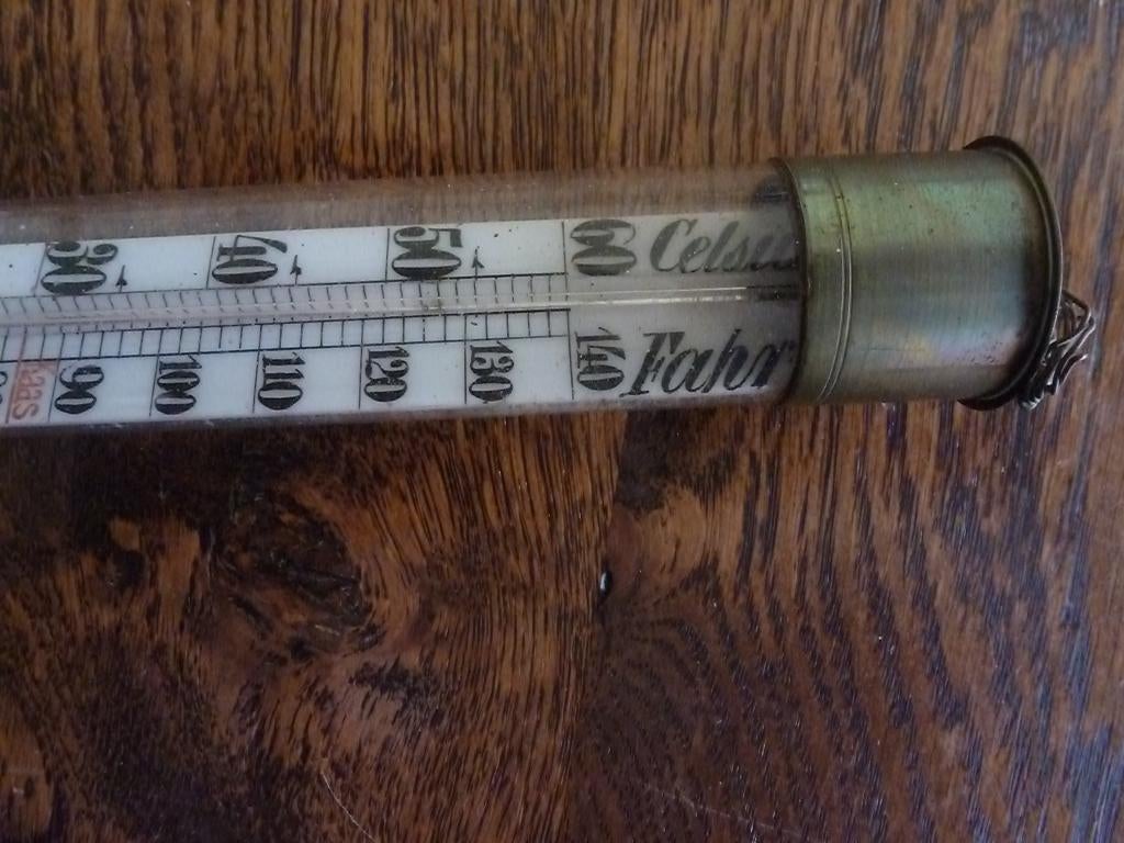 Zuivelthermometer, Ophalen, Gebruikt, Binnenthermometer