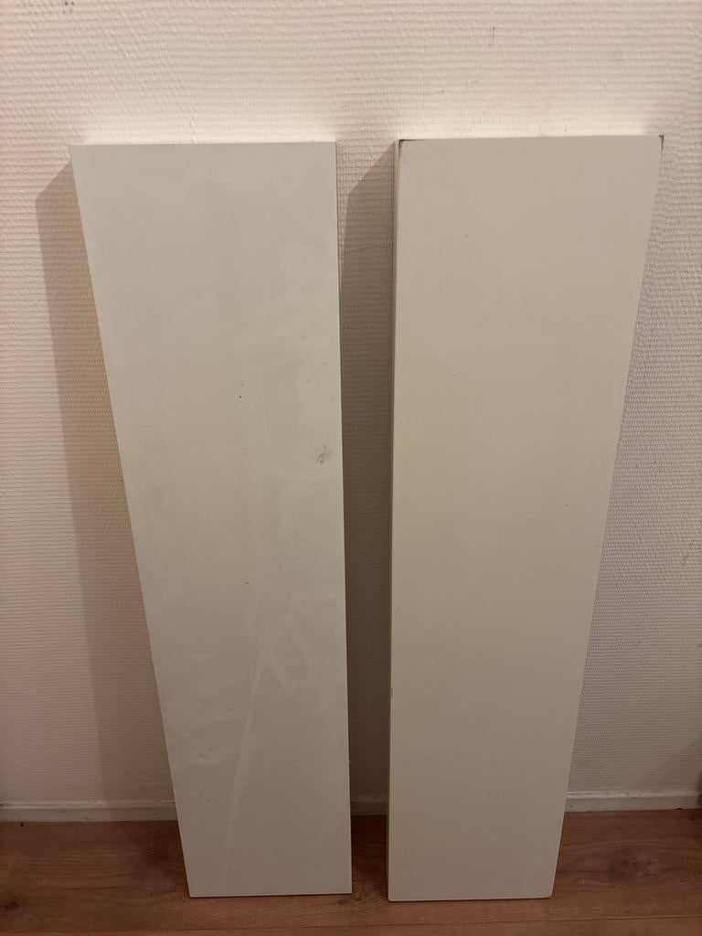 2x IKEA Lack Boekenplanken Wit - 110x26 cm, Huis en Inrichting, Woonaccessoires | Wandplanken en Boekenplanken, Gebruikt, Ophalen
