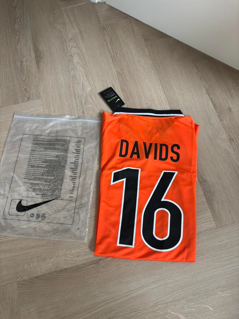 Uniek voetbalshirt Nederlands Eftal 1998 (Davids), Ophalen of Verzenden, Zo goed als nieuw, Shirt