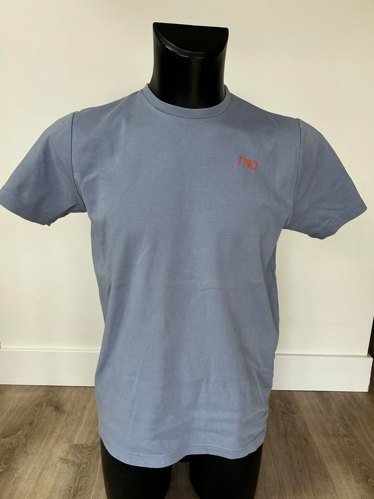 The new originals M TNO shirt blauw print rug, Ophalen of Verzenden, Zo goed als nieuw, Blauw