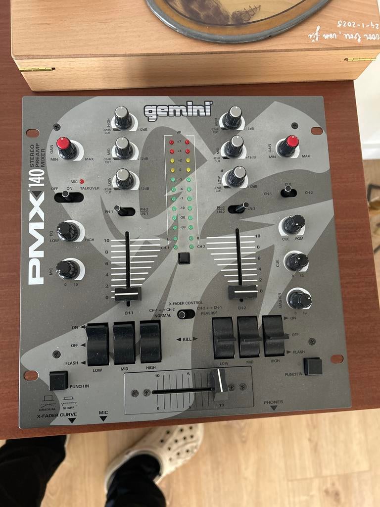 Gemini PMX 140 Stereo Preamp Mixer, Ophalen, Gebruikt, Dj-set, Overige merken
