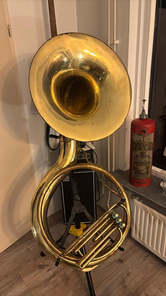 Sousafoon (bes) messing, Ophalen, Gebruikt, Overige typen