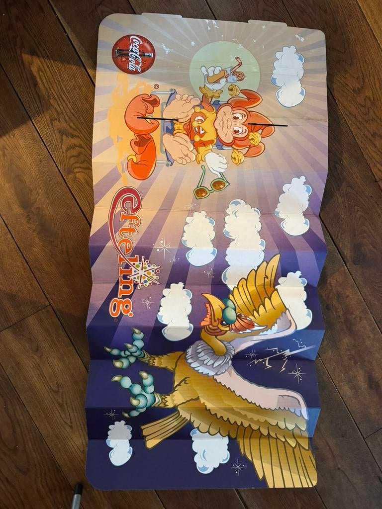 Efteling coca cola zonnenscherm, Ophalen of Verzenden, Zo goed als nieuw, Overige typen